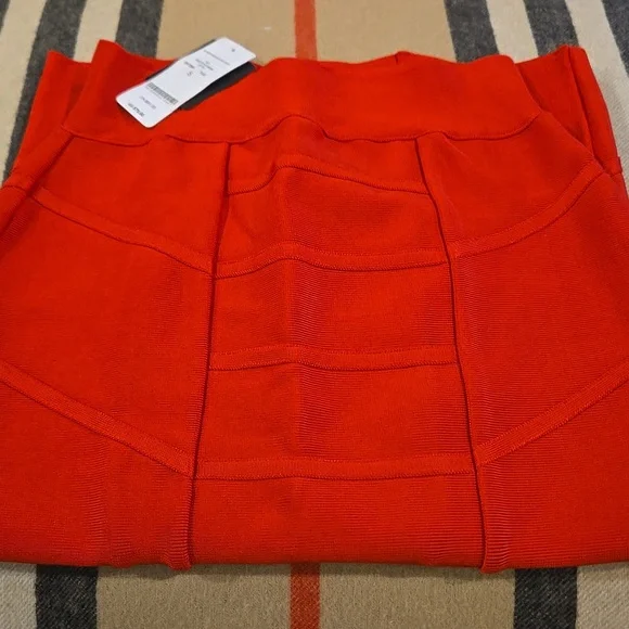 Bebe Betsy Bondage Midi Pencil Skirt SZ S - Picture 5 of 6